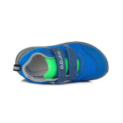 Kép 5/6 - D.D.Step sportcipő, kék-neonzöld, 24-29.
