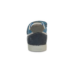 Kép 3/6 - D.D.Step átmeneti bőrcipő, kék-szürke, 25-30.