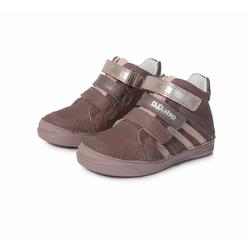 Kép 2/6 - D.D.Step átmeneti  bőrcipő, mályva-rose gold, 25-30.