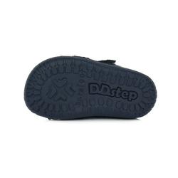 Kép 6/6 - D.D.Step barefoot átmeneti cipő, navy, szívecskés, 20-25.