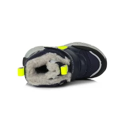 Kép 5/6 - D.D.Step AQUA-TEX vízálló bakancs, navy-neonzöld, 30-35.