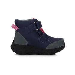 Kép 4/6 - D.D.Step AQUA-TEX vízálló cipő, szilvakék-pink, 24-29.