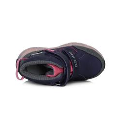 Kép 5/6 - D.D.Step AQUA-TEX vízálló cipő, szilvakék-pink, 24-29.
