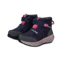 Kép 2/6 - D.D.Step AQUA-TEX vízálló cipő, szilvakék-pink, 24-29.