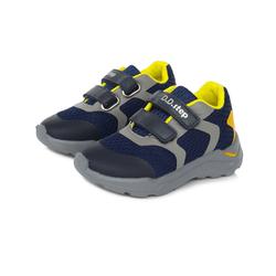 Kép 2/6 - D.D.Step sportcipő, navy-sárga, 30-35.