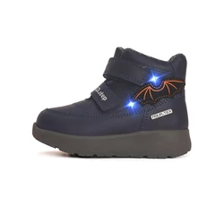 Kép 1/7 - D.D.Step AQUA-TEX vékony béléses vízálló cipő, navy, denevéres, 22-27.