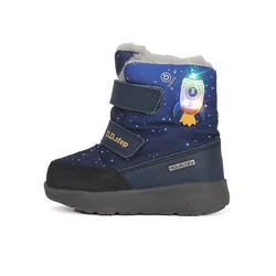 Kép 1/7 - D.D.Step AQUA-TEX vízálló bakancs, navy-kék, űrrakétás, 22-27.