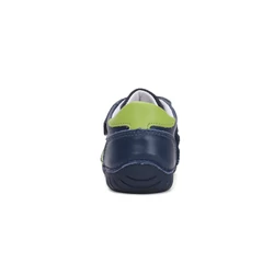 Kép 3/6 - D.D.Step átmeneti  bőrcipő, navy-lime, 31-36.