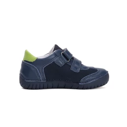 Kép 4/6 - D.D.Step átmeneti  bőrcipő, navy-lime, 31-36.