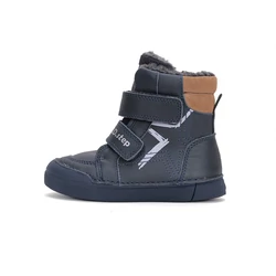 Kép 1/6 - D.D.Step bundás gyerekcipő, navy-barna, csillagos, 25-30.