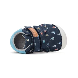 Kép 5/7 - D.D.Step barefoot vászoncipő, navy, hajós, 20-25.