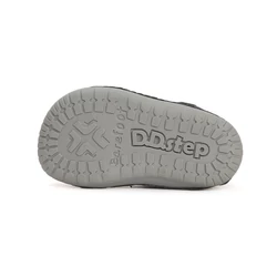 Kép 6/6 - D.D.Step nyitott barefoot cipő, navy, hintalovas, 20-25.