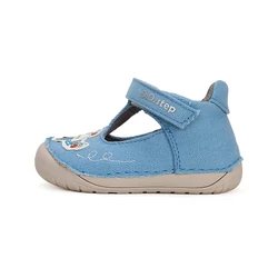 Kép 2/6 - D.D.Step barefoot vászoncipő, égkék, repülős, 20-25.