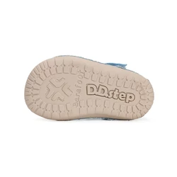 Kép 6/6 - D.D.Step barefoot vászoncipő, égkék, repülős, 20-25.