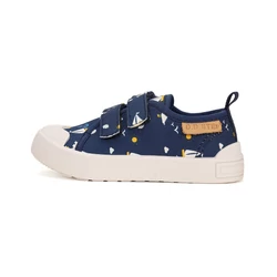 Kép 2/6 - D.D.Step vászoncipő,  navy, matrózos, 26-31.