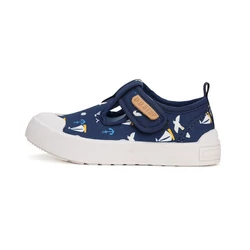 Kép 2/6 - D.D.Step vászoncipő, navy, matrózos, 20-25.