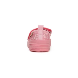 Kép 3/6 - D.D.Step nyitott vászoncipő, pink, virágos, 26-31.