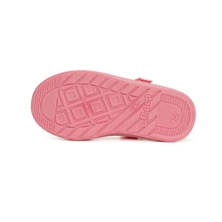 Kép 6/6 - D.D.Step nyitott vászoncipő, pink, virágos, 26-31.