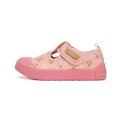 Kép 2/6 - D.D.Step vászoncipő, pink, virágos, 20-25.