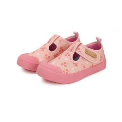 Kép 1/6 - D.D.Step vászoncipő, pink, virágos, 20-25.