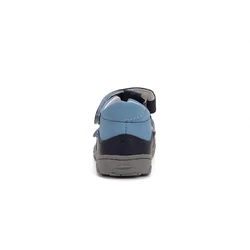 Kép 3/7 - D.D.Step nyitott barefoot cipő, navy-kék-narancs, 20-25.