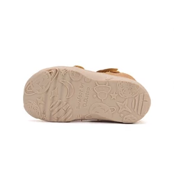 Kép 6/7 - D.D.Step nyitott barefoot cipő, okker, 20-25.