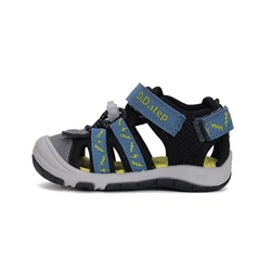Kép 2/6 - D.D.Step Quick Dry sportszandál, acélkék-fekete, villámos, 20-25.