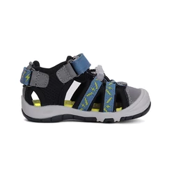 Kép 4/6 - D.D.Step Quick Dry sportszandál, acélkék-fekete, villámos, 20-25.