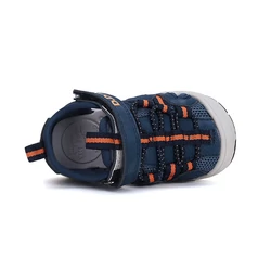 Kép 5/6 - D.D.Step Quick Dry sportszandál, navy-narancs, 20-25.