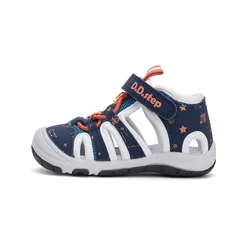 Kép 2/6 - D.D.Step Quick Dry sportszandál, navy-fehér, bolygós, 20-25.