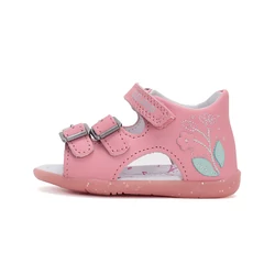 Kép 2/6 - D.D.Step gyerekszandál, pink, virágos, 19-24.