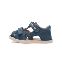 Kép 2/7 - D.D.Step barefoot gyerekszandál, acélkék, 26-31.