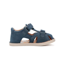 Kép 4/7 - D.D.Step barefoot gyerekszandál, acélkék, 26-31.
