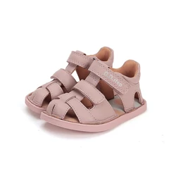 Kép 1/6 - D.D.Step barefoot gyerekszandál, púderrózsaszín, 26-31.