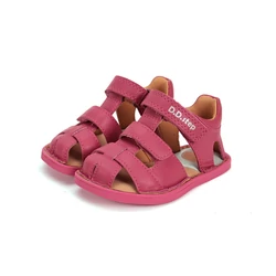Kép 1/6 - D.D.Step barefoot gyerekszandál, málna, 26-31.