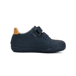 Kép 5/7 - D.D.Step átmeneti  bőrcipő, navy-narancs, farkasos, 25-30.