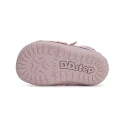 Kép 6/7 - D.D.Step barefoot átmeneti cipő, halványlila, kertészkedős, 20-25.
