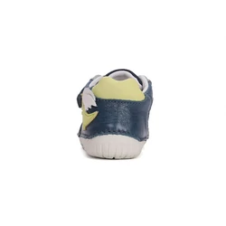 Kép 3/7 - D.D.Step barefoot átmeneti cipő, navy-sárga, sárkányos, 20-25.