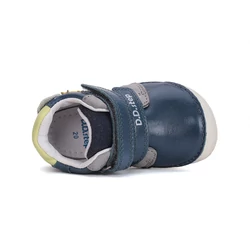 Kép 5/7 - D.D.Step barefoot átmeneti cipő, navy-sárga, sárkányos, 20-25.