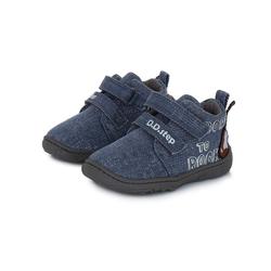 Kép 1/6 - D.D.Step barefoot vászoncipő, farmerkék, gitáros, 20-25.