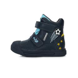 Kép 1/6 - Ponte20 AQUA-TEX vízálló cipő, navy-kék, focis, 28-33.