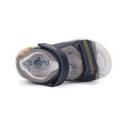 Kép 5/6 - Ponte20 gyerekszandál, navy, cápás, 22-27.
