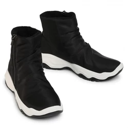 Kép 4/5 - Primigi Gore-tex vízálló bundás bokacsizma, fekete-fehér, 30-35.