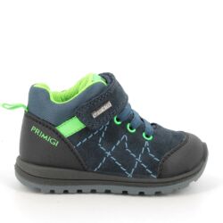 Kép 2/3 - Primigi Gore-tex vékony béléses vízálló cipő, sötétkék-zöld, 25-29.