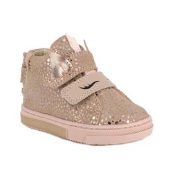 Kép 1/3 - Primigi átmeneti bőrcipő, rose-gold, unikornisos, 25-29.