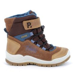 Kép 2/3 - Primigi Gore-tex vízálló bundás bakancs, barna-kék, 30-37.