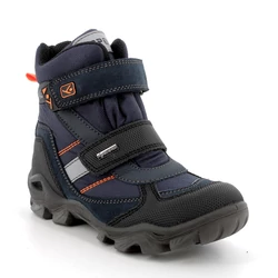 Kép 1/3 - Primigi Gore-tex vízálló bundás bakancs, navy-narancs, 30-38.