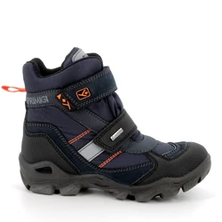 Kép 2/3 - Primigi Gore-tex vízálló bundás bakancs, navy-narancs, 30-38.