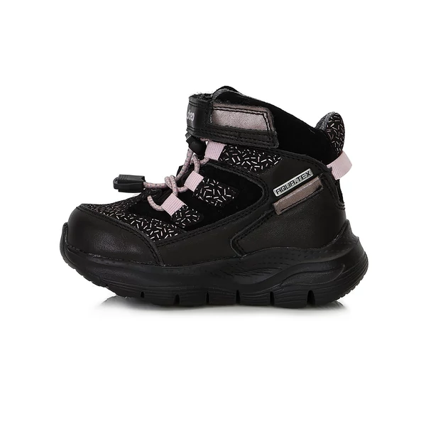 D.D.Step AQUA-TEX vízálló cipő, fekete-ezüst, 30-35.
