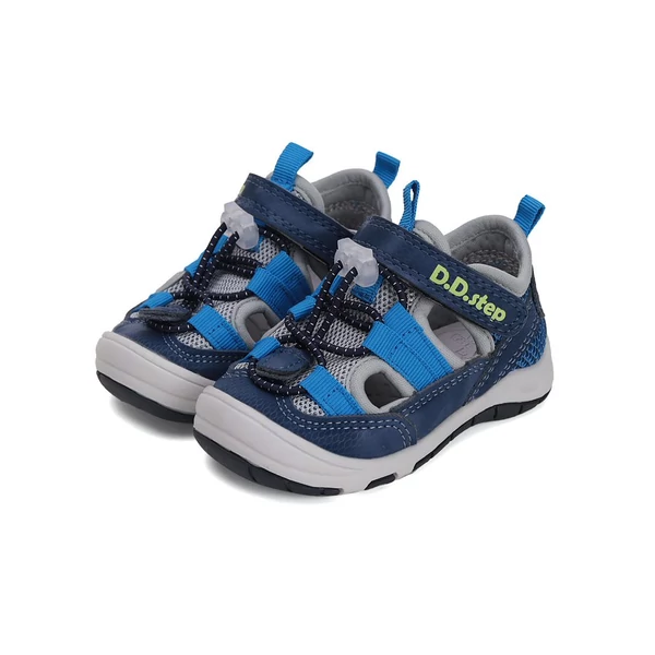 D.D.Step Quick Dry sportszandál, kék-szürke, 26-31.
